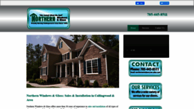 What Northernwindowsandglass.com website looked like in 2019 (6 years ago)