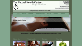 What Naturalhealth-centre.com website looked like in 2019 (4 years ago)