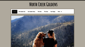 What Northcreekgoldens.com website looked like in 2019 (4 years ago)