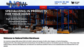 What Nationalonlinewarehouse.com website looked like in 2019 (4 years ago)