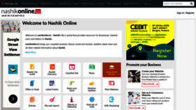 What Nashikonline.in website looked like in 2019 (4 years ago)