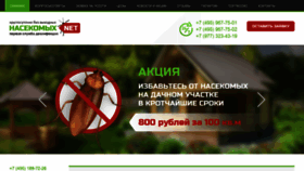 What Nasekomyh.net website looked like in 2019 (4 years ago)