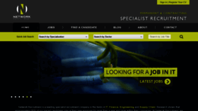 What Networkrecruitment.co.za website looked like in 2019 (6 years ago)