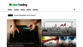 What Newtrading.fr website looked like in 2019 (4 years ago)