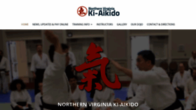 What Novakiaikido.org website looked like in 2019 (4 years ago)