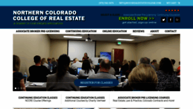 What Nocorealestatecollege.com website looked like in 2019 (4 years ago)