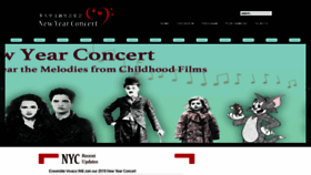 What Newyearconcert.com website looked like in 2019 (4 years ago)