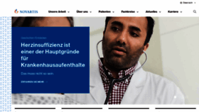 What Novartis.at website looked like in 2019 (4 years ago)