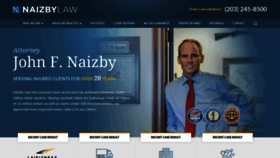What Naizbylaw.com website looked like in 2019 (4 years ago)