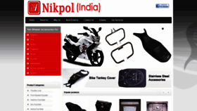 What Nikpolindia.com website looked like in 2019 (4 years ago)