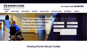 What Nursinghomeabuseguide.com website looked like in 2019 (4 years ago)