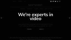 What Nextshoot.com website looked like in 2019 (4 years ago)
