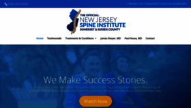 What Njspine.com website looked like in 2019 (4 years ago)