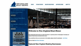 What Newenglandboatshows.com website looked like in 2019 (4 years ago)
