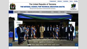 What Nacte.go.tz website looked like in 2019 (5 years ago)