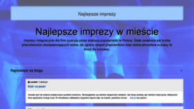 What Najlepszeimprezy.eu website looked like in 2019 (4 years ago)