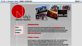 What Nickysdancestudio.nl website looked like in 2019 (4 years ago)