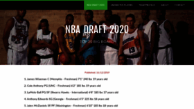 What Nbascoutingreport.net website looked like in 2019 (4 years ago)