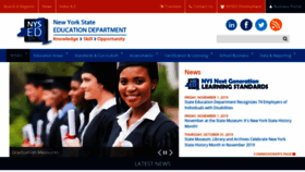 What Nysed.gov website looked like in 2019 (4 years ago)