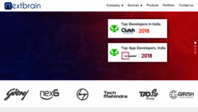 What Nextbrainitech.com website looked like in 2019 (4 years ago)
