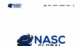 What Nascglobal.com website looked like in 2019 (4 years ago)