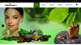 What Nishaherbalonline.com website looked like in 2019 (4 years ago)