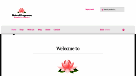 What Naturalfragrance.net website looked like in 2019 (4 years ago)