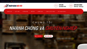 What Nhaphangsieutoc.com website looked like in 2019 (4 years ago)