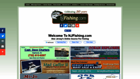 What Njfishing.com website looked like in 2019 (4 years ago)