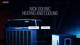 What Nickdolinic.com website looked like in 2019 (4 years ago)
