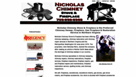 What Nicholaschimney.com website looked like in 2019 (4 years ago)