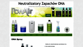 What Neutralizatory-zapachow.pl website looked like in 2019 (4 years ago)