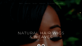 What Naturalhairwigssalon.com website looked like in 2019 (4 years ago)