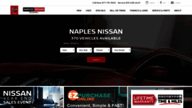 What Naplesnissan.com website looked like in 2019 (4 years ago)