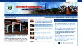 What Namdinh.edu.vn website looked like in 2019 (4 years ago)