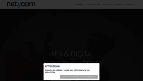 What Netycom.it website looked like in 2019 (4 years ago)