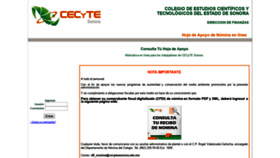 What Nominas.cecytes.edu.mx website looked like in 2019 (4 years ago)
