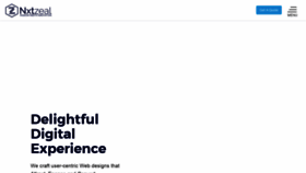 What Nxtzeal.com website looked like in 2019 (4 years ago)