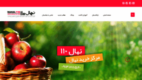 What Nahal110.com website looked like in 2019 (4 years ago)