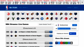What Nbastreams.org website looked like in 2019 (4 years ago)