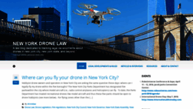 What Newyorkdronelaw.com website looked like in 2019 (4 years ago)