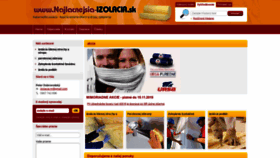 What Najlacnejsia-izolacia.sk website looked like in 2019 (4 years ago)