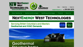 What Nextenergywest.ca website looked like in 2019 (4 years ago)