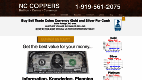 What Nccoppers.com website looked like in 2019 (4 years ago)