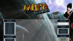 What Naruto-elements.net website looked like in 2019 (4 years ago)