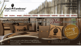 What Nanasfarmhouse.com website looked like in 2019 (4 years ago)