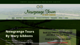 What Newgrangetours.com website looked like in 2019 (4 years ago)