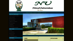 What Novauniversitas.edu.mx website looked like in 2019 (4 years ago)