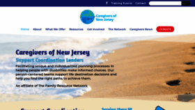 What Njcaregivers.org website looked like in 2019 (4 years ago)