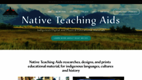 What Nativeteachingaids.com website looked like in 2019 (4 years ago)